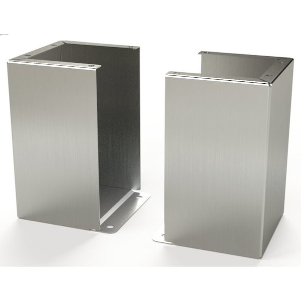 Floor Stand Kit, 12 in. H x 8 in. W x 7.87 in. L, 304 Stainless Steel